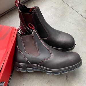 Redback Dark Brown Slip-On Boots